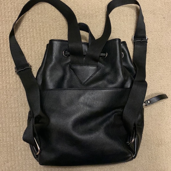 Clarks backpack purse. Black. Drawstring closure at top. Excellent condition. - Picture 2 of 6